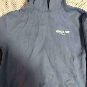 New with tags white fox hoodie